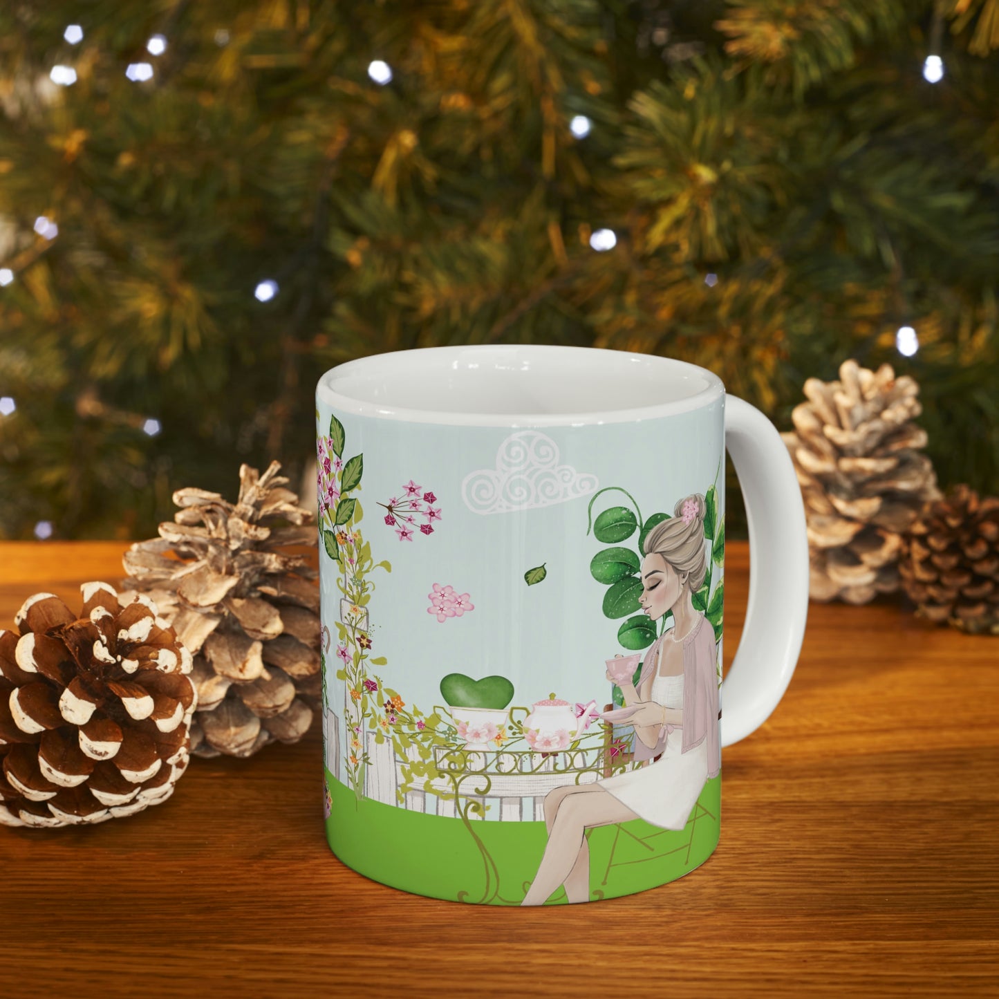 HOYAHOLIC HIGH TEA GARDEN MUG 11oz