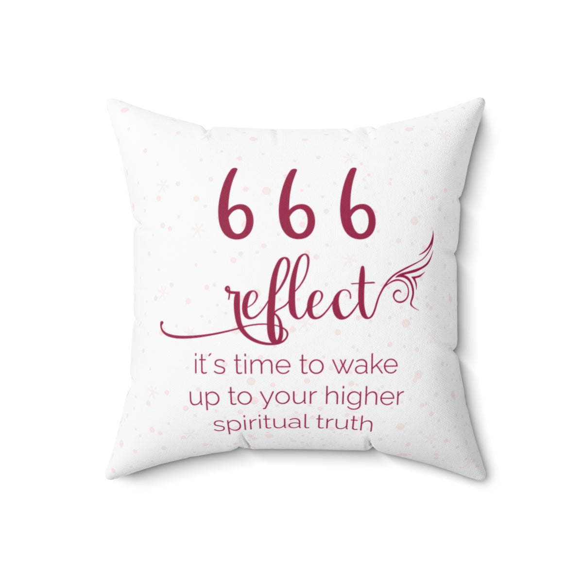 Angel Number 666 Jazzberry Cushion