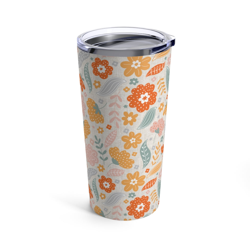 SHABREE SPRING ORANGE TUMBLER 20oz