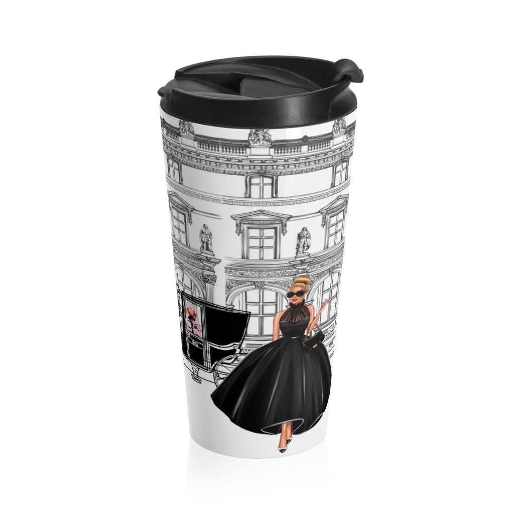 VICTORIA STAINLESS STEEL TRAVEL MUG