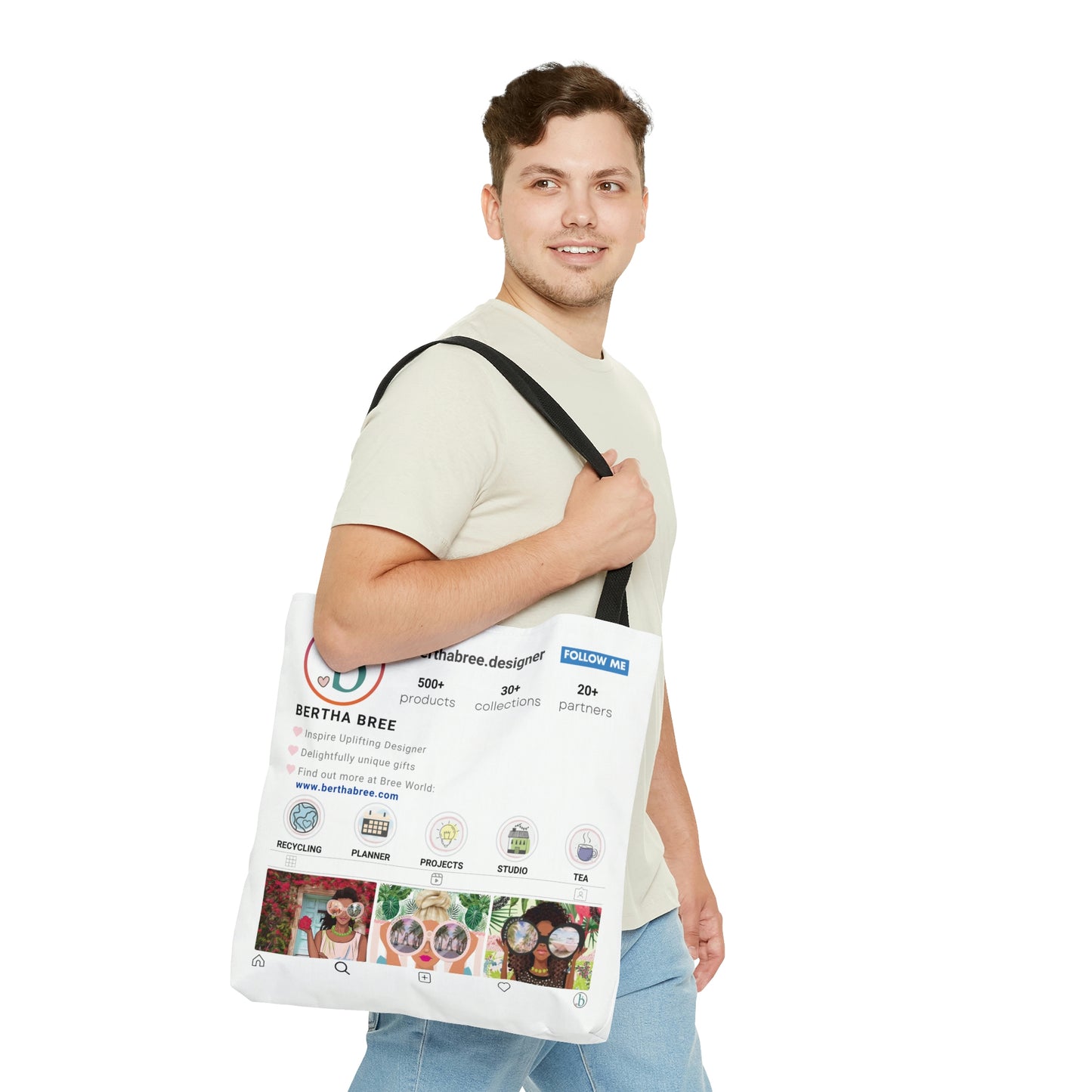 INSTAGRAM PERSONALIZED TOTE BAG