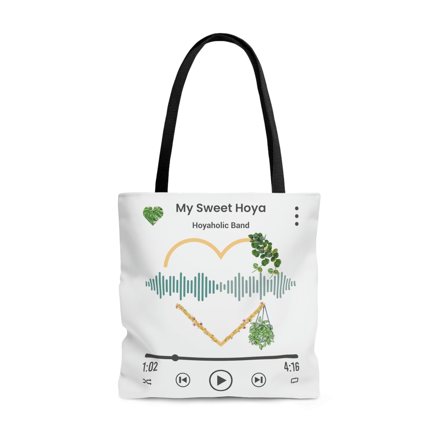 Hoyaholic Playlist Tote Bag