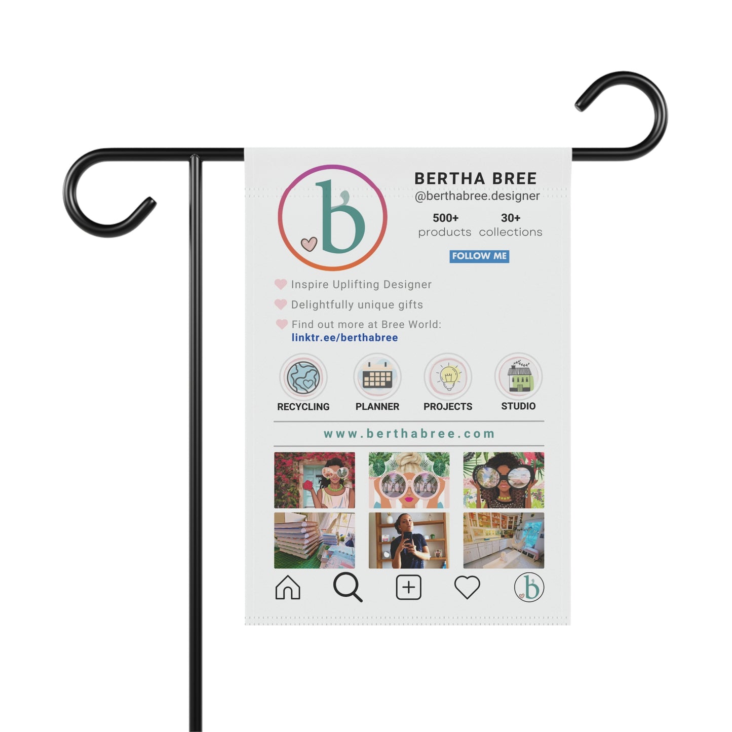 Instagram Garden & House Flag