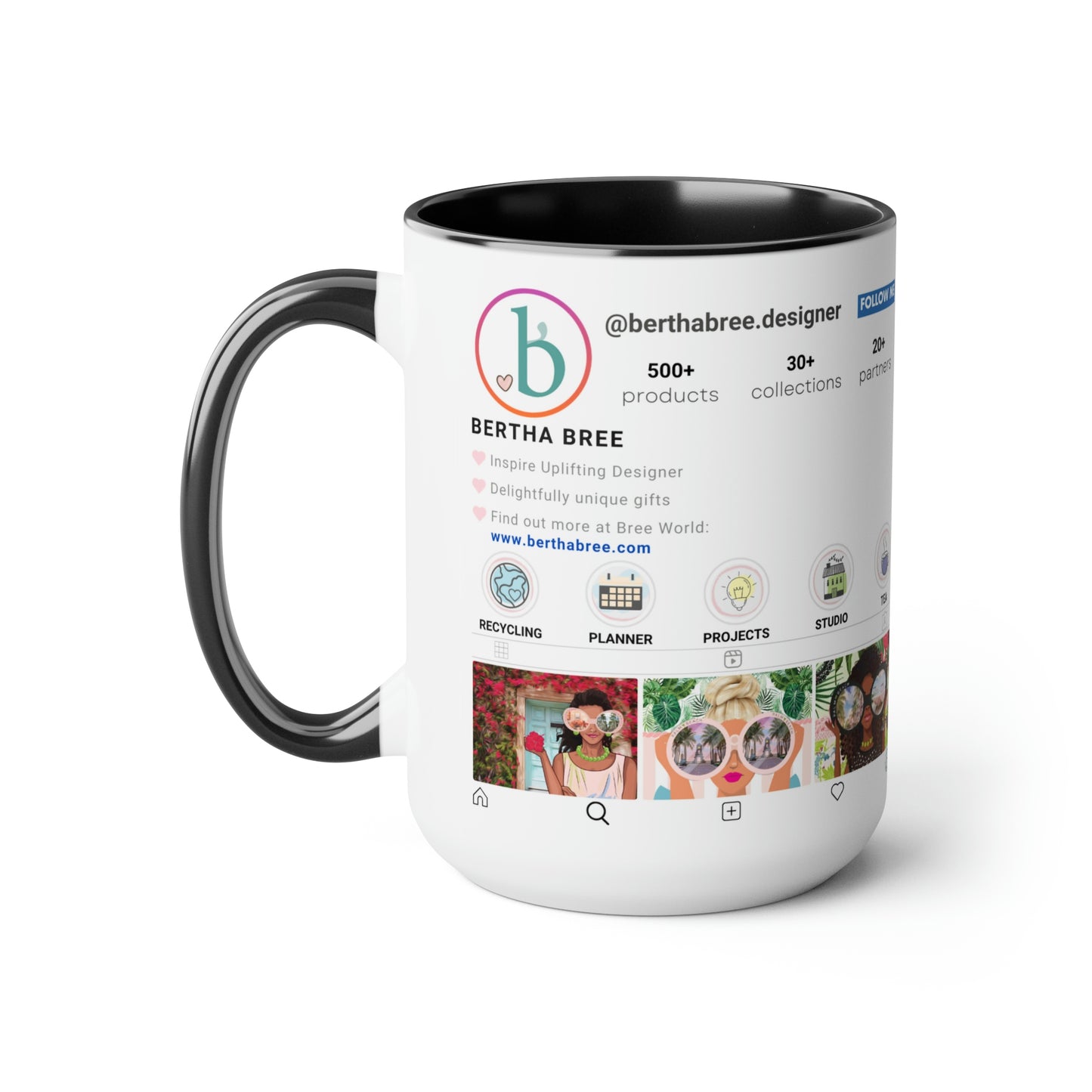 INSTAGRAM PERSONALIZED MUG 15oz