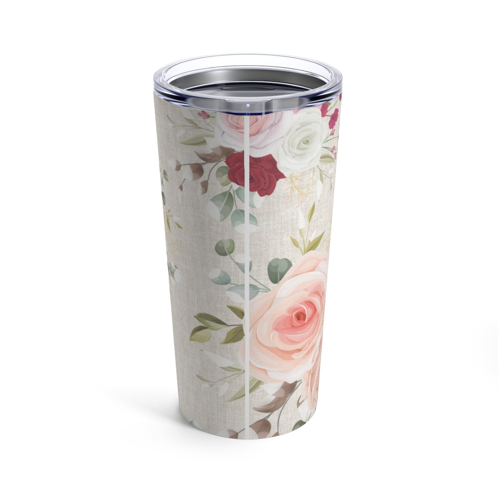 SHABREE SPRING ROSE TUMBLER 20oz
