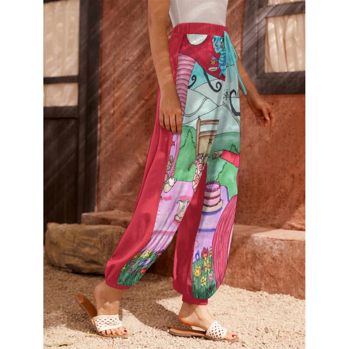 ALICE - RED QUEEN CARROT PANTS