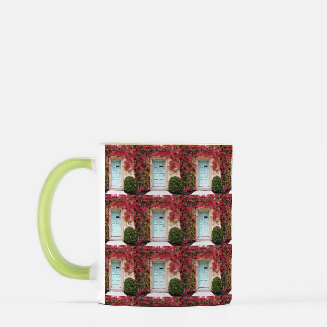 Roberta Salgado Mug 11 oz. (Green + White)