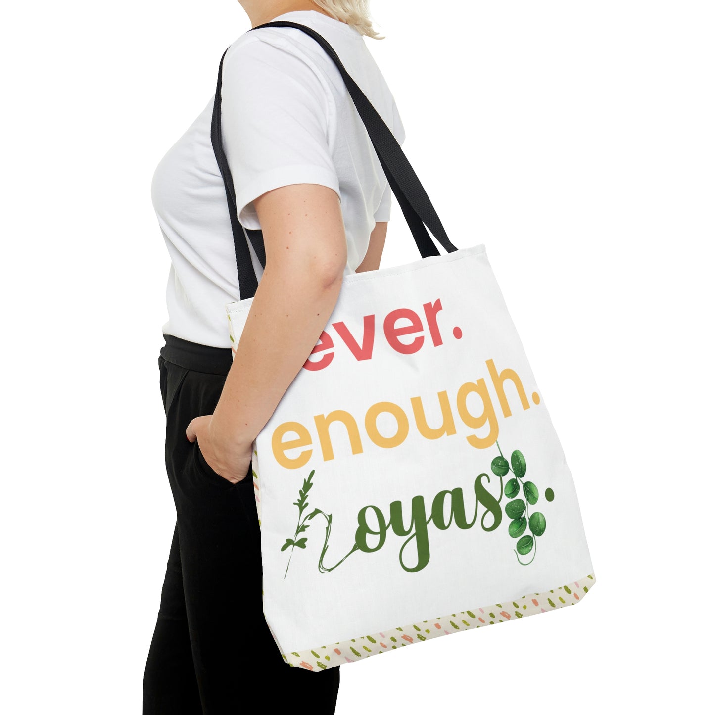 HOYAHOLIC NEVER ENOUGH HOYAS TOTE BAG