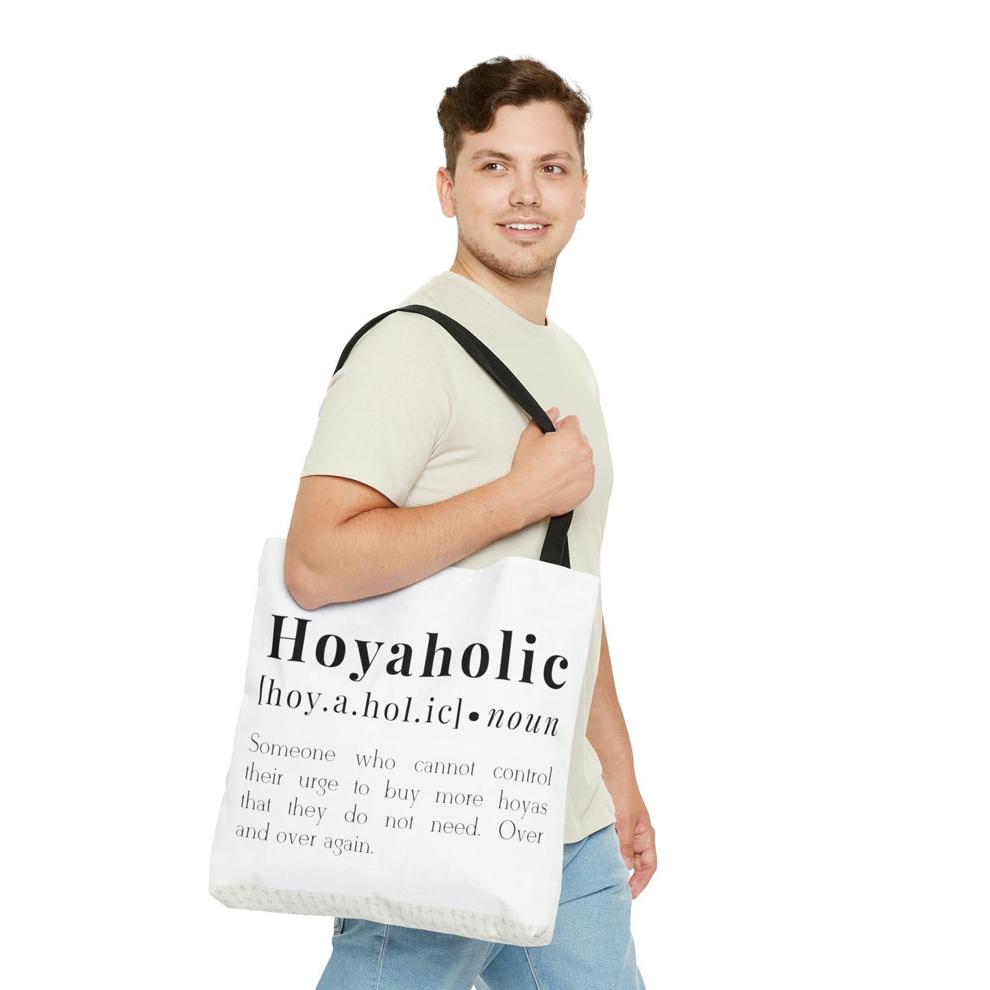 HOYAHOLIC DICTIONARY DEFINITION TOTE BAG