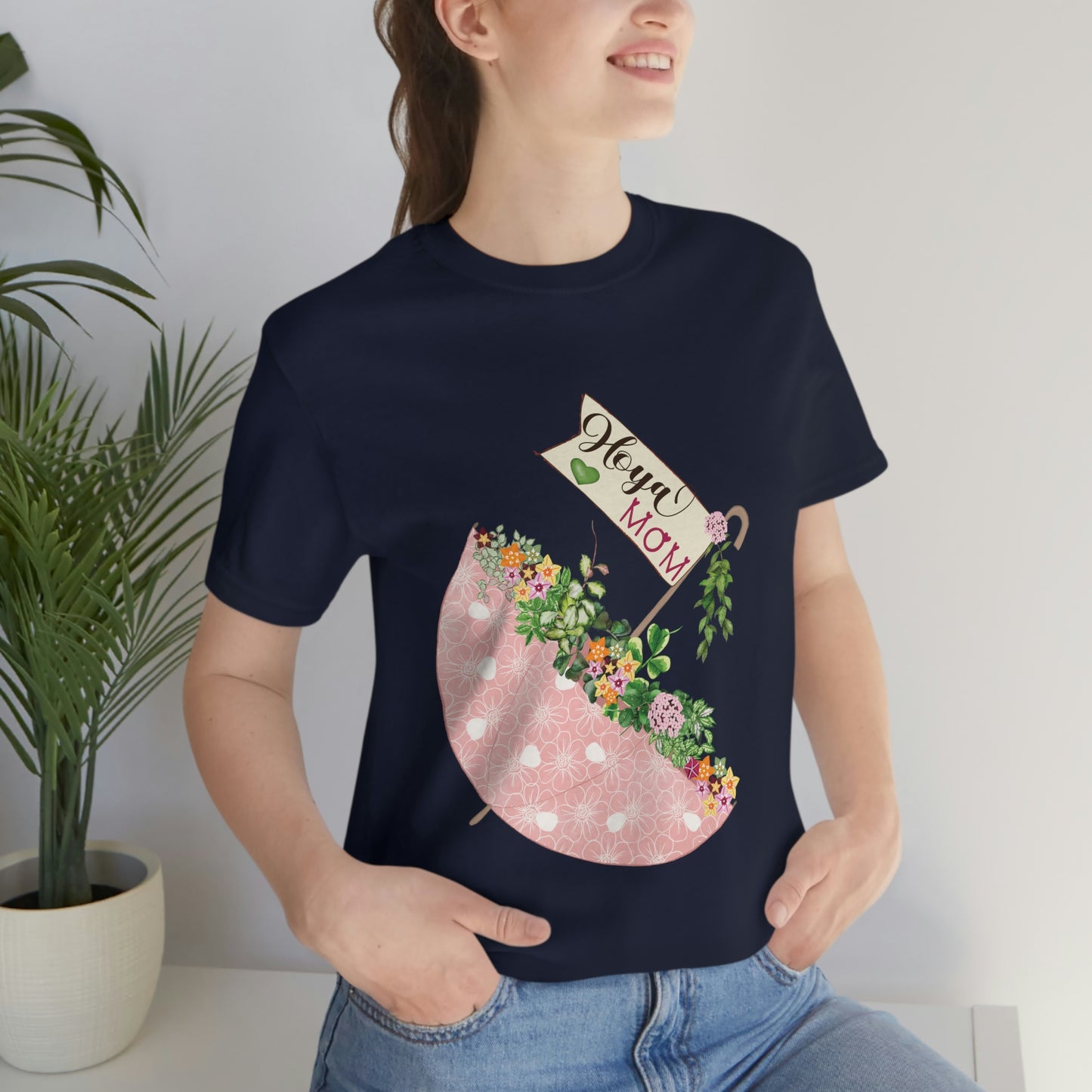 HOYAHOLIC PINK UMBRELLA SHORT SLEEVE TEE