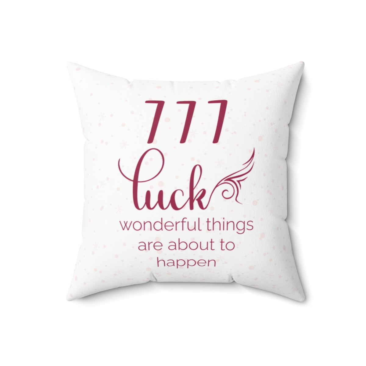 Angel Number 777 Jazzberry Cushion