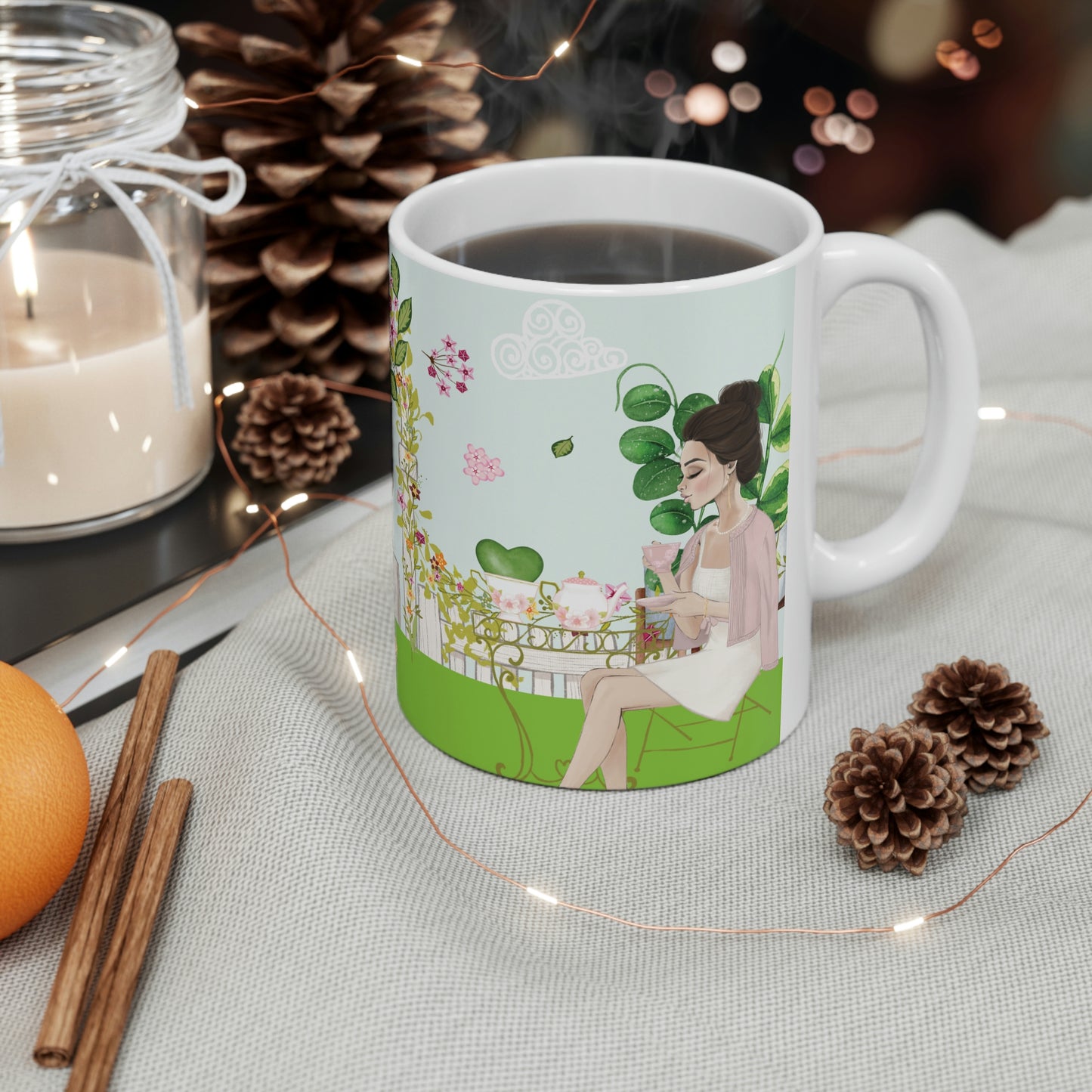 HOYAHOLIC HIGH TEA GARDEN MUG 11oz
