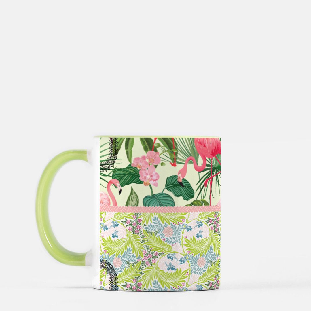 Jessica LaGrange Mug 11 oz. (Green + White)
