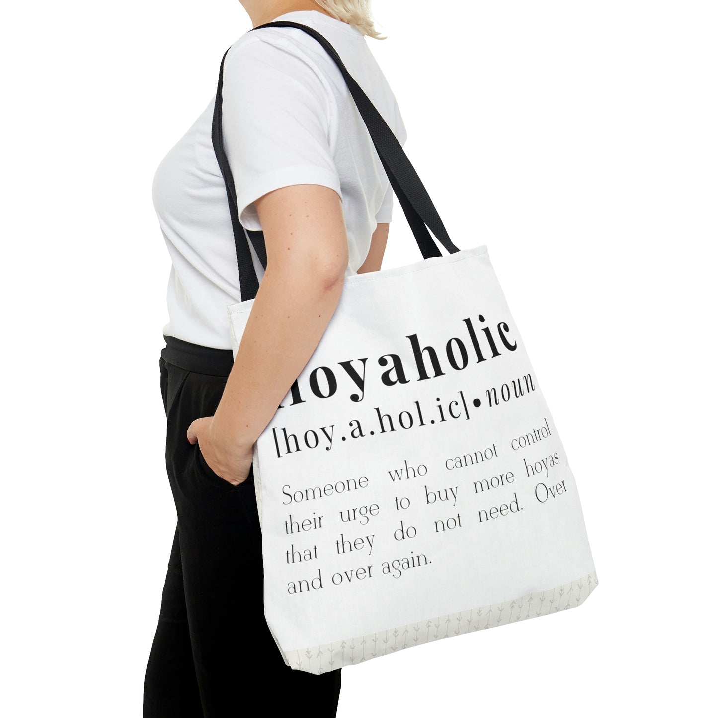 HOYAHOLIC DICTIONARY DEFINITION TOTE BAG