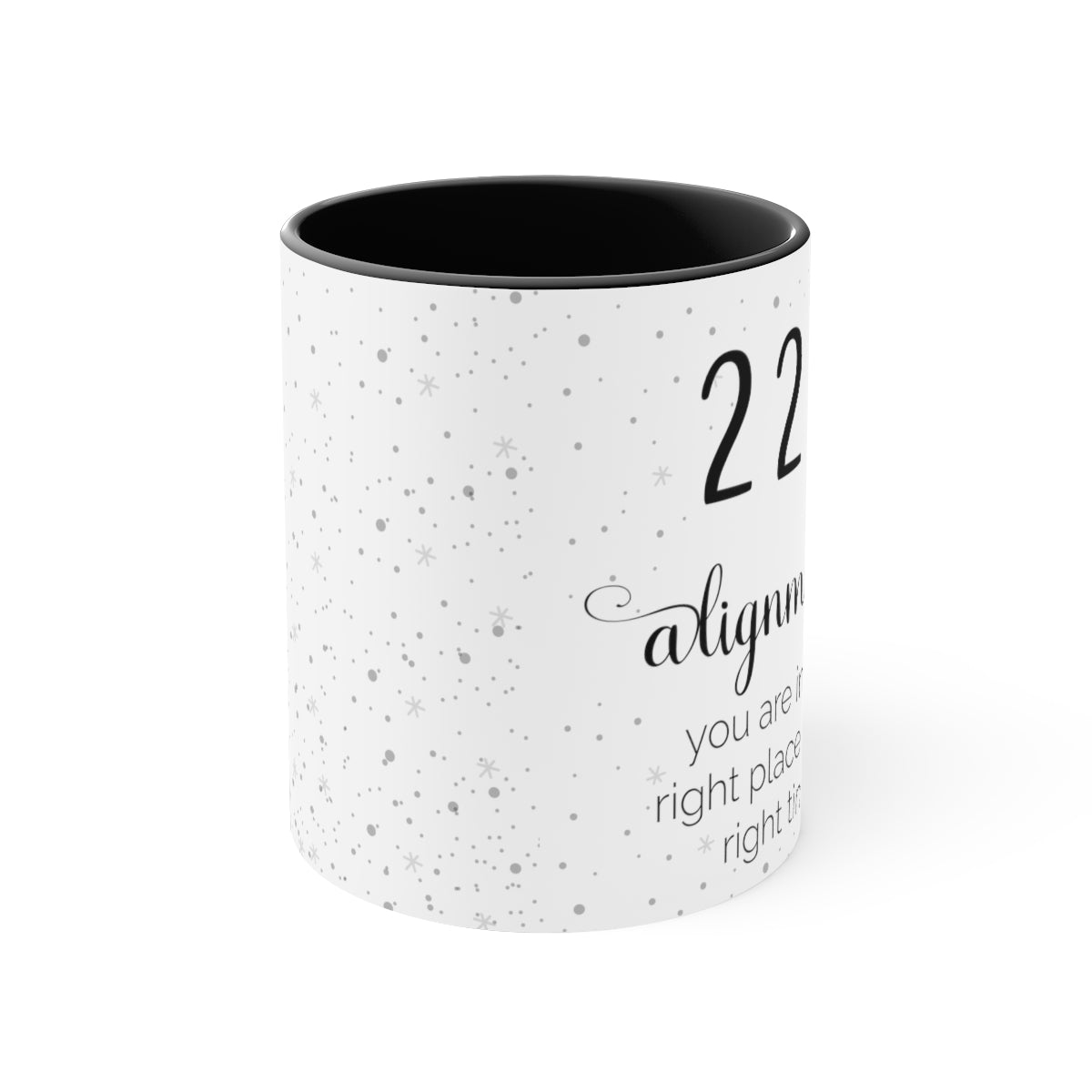 ANGEL NUMBER 222 MUG, 11OZ