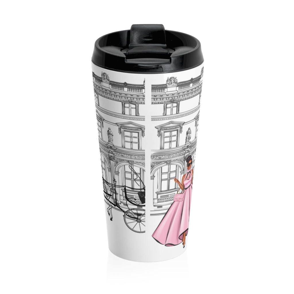 VICTORIA STAINLESS STEEL TRAVEL MUG