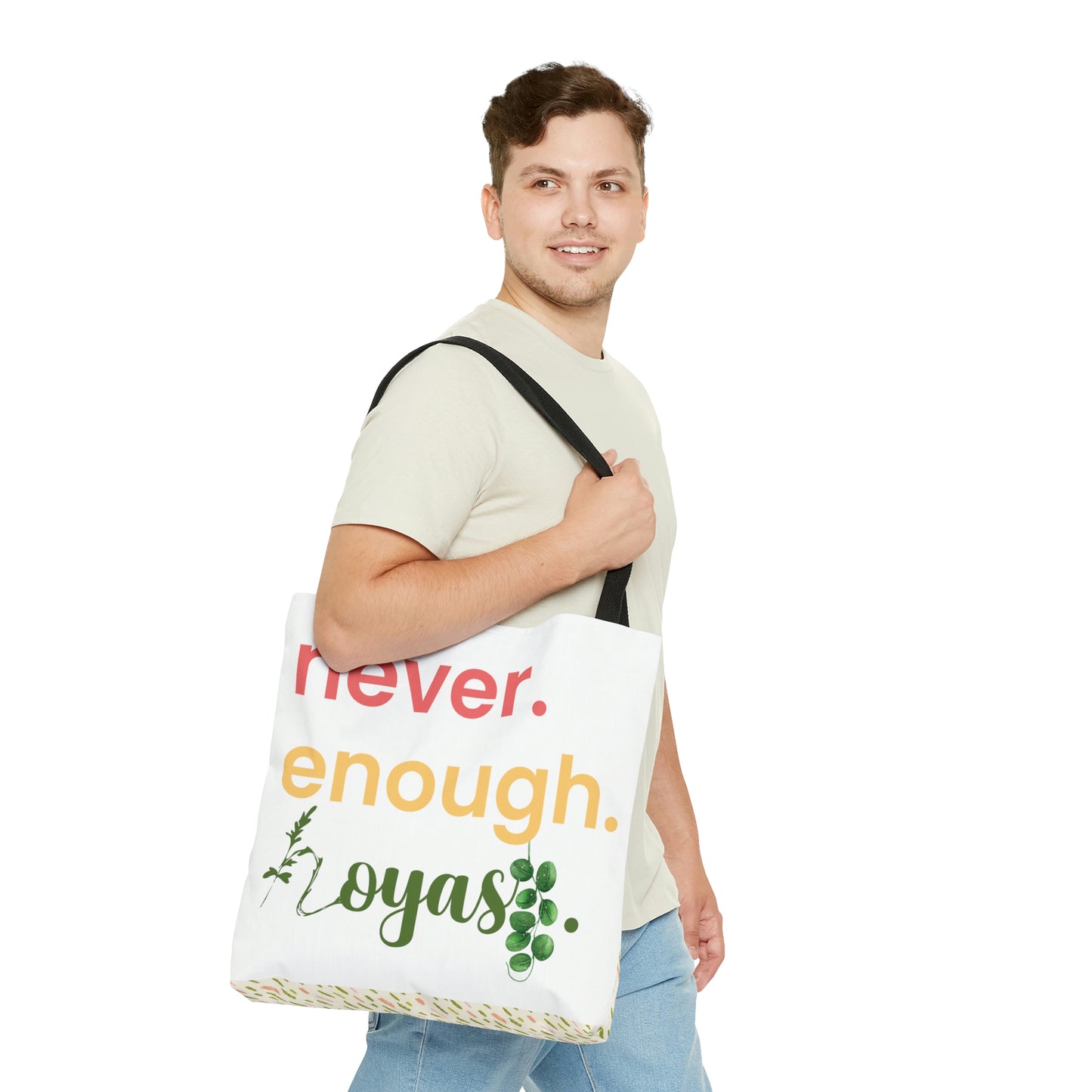 HOYAHOLIC NEVER ENOUGH HOYAS TOTE BAG