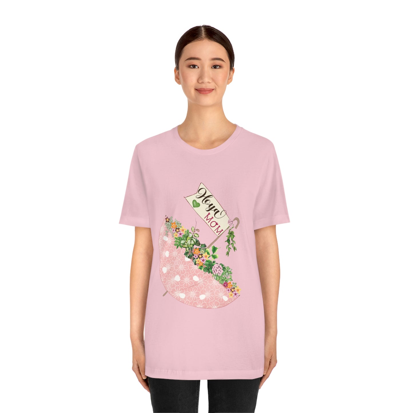 HOYAHOLIC PINK UMBRELLA SHORT SLEEVE TEE