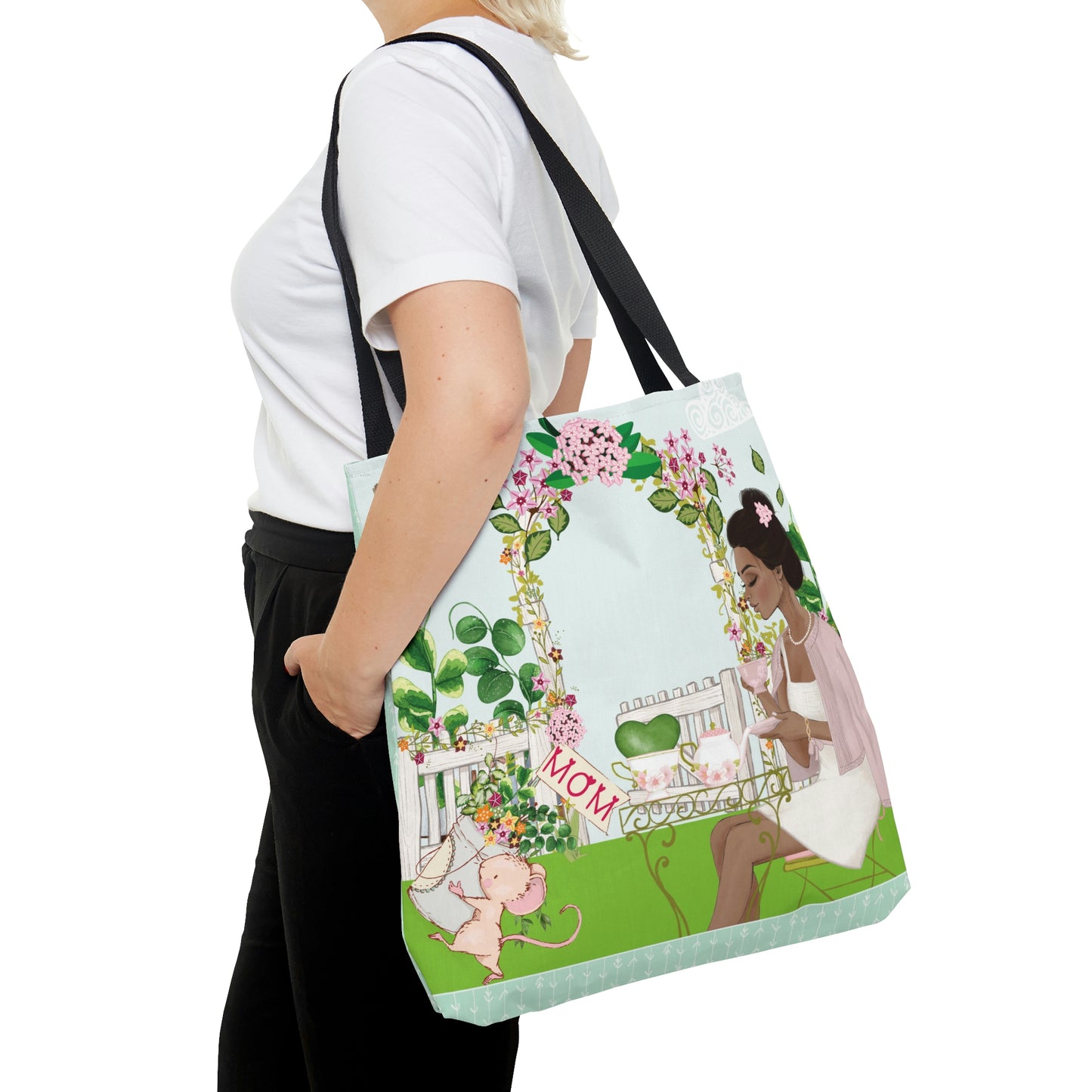 HOYAHOLIC HIGH TEA HOYA GARDEN TOTE BAG