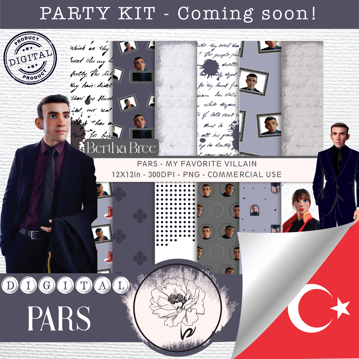 PRINTABLE YARGI PARS - MY FAVORITE VILLAIN