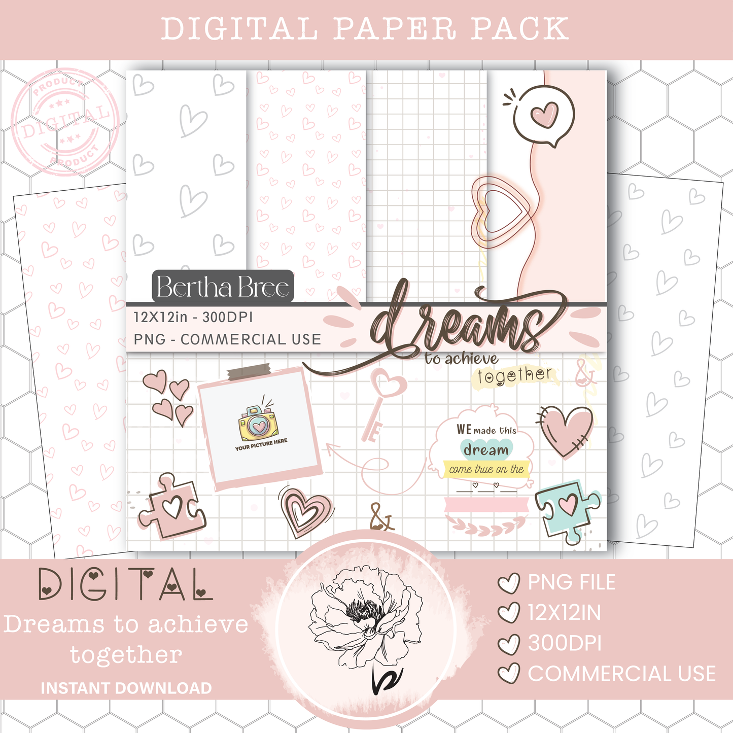 VALENTINES DREAM DIGITAL KIT
