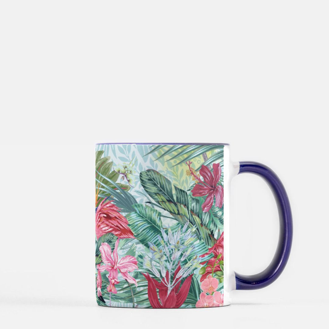 Lion Country Safari Mug 11 oz. (Dark Blue + White)