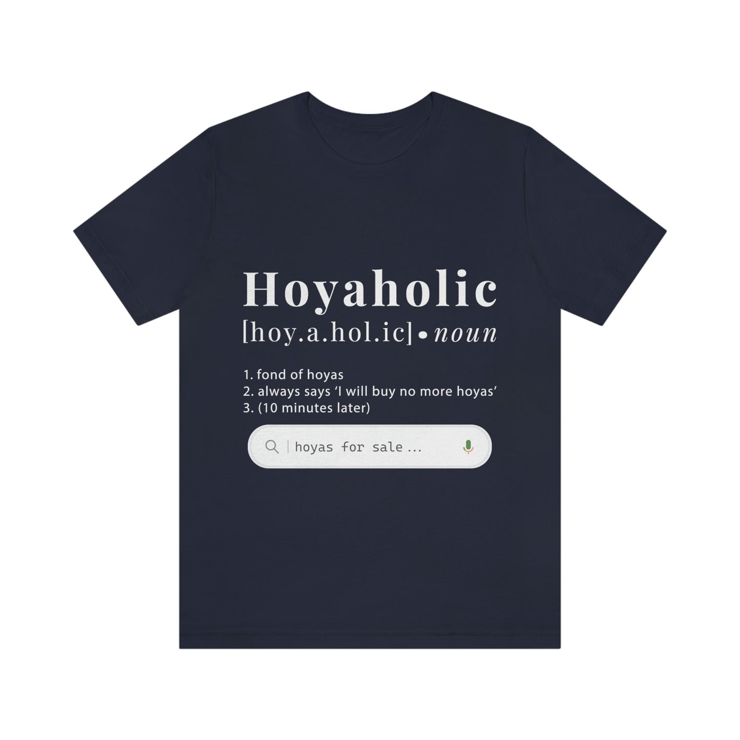 HOYAHOLIC DICTIONARY DEFINITION SHORT SLEEVE TEE