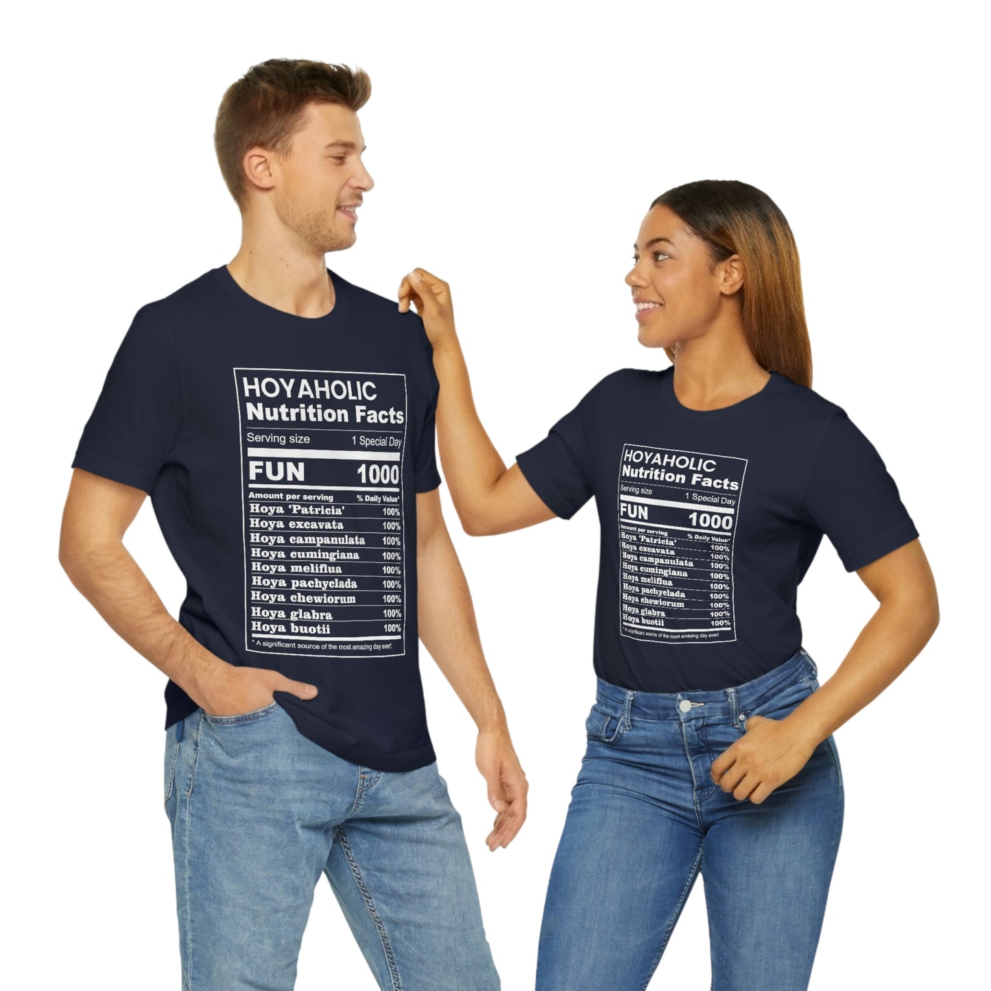 HOYAHOLIC NUTRITION FACTS SHORT SLEEVE TEE