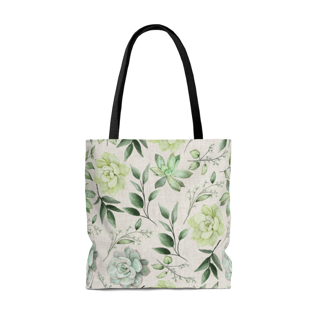 SHABREE SPRING GREEN TOTE BAG