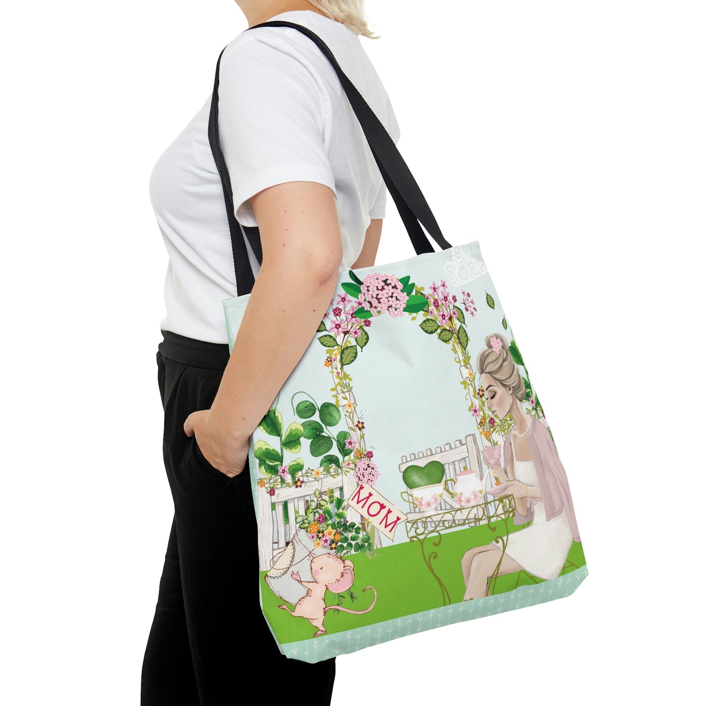 HOYAHOLIC HIGH TEA HOYA GARDEN TOTE BAG