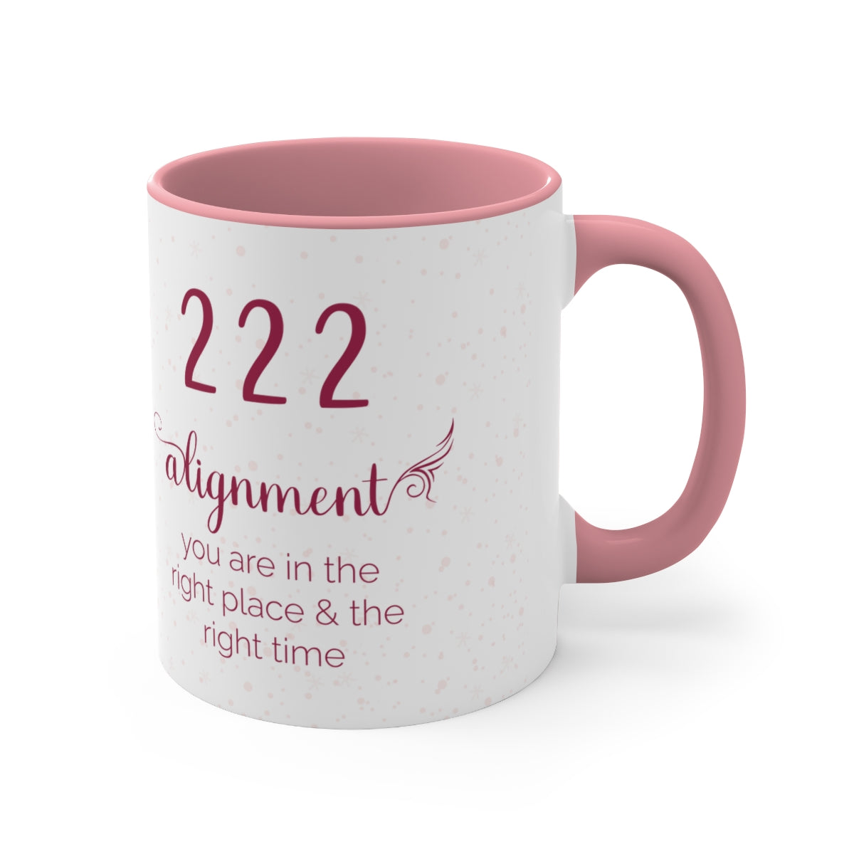ANGEL NUMBER 222 JAZZBERRY MUG, 11OZ