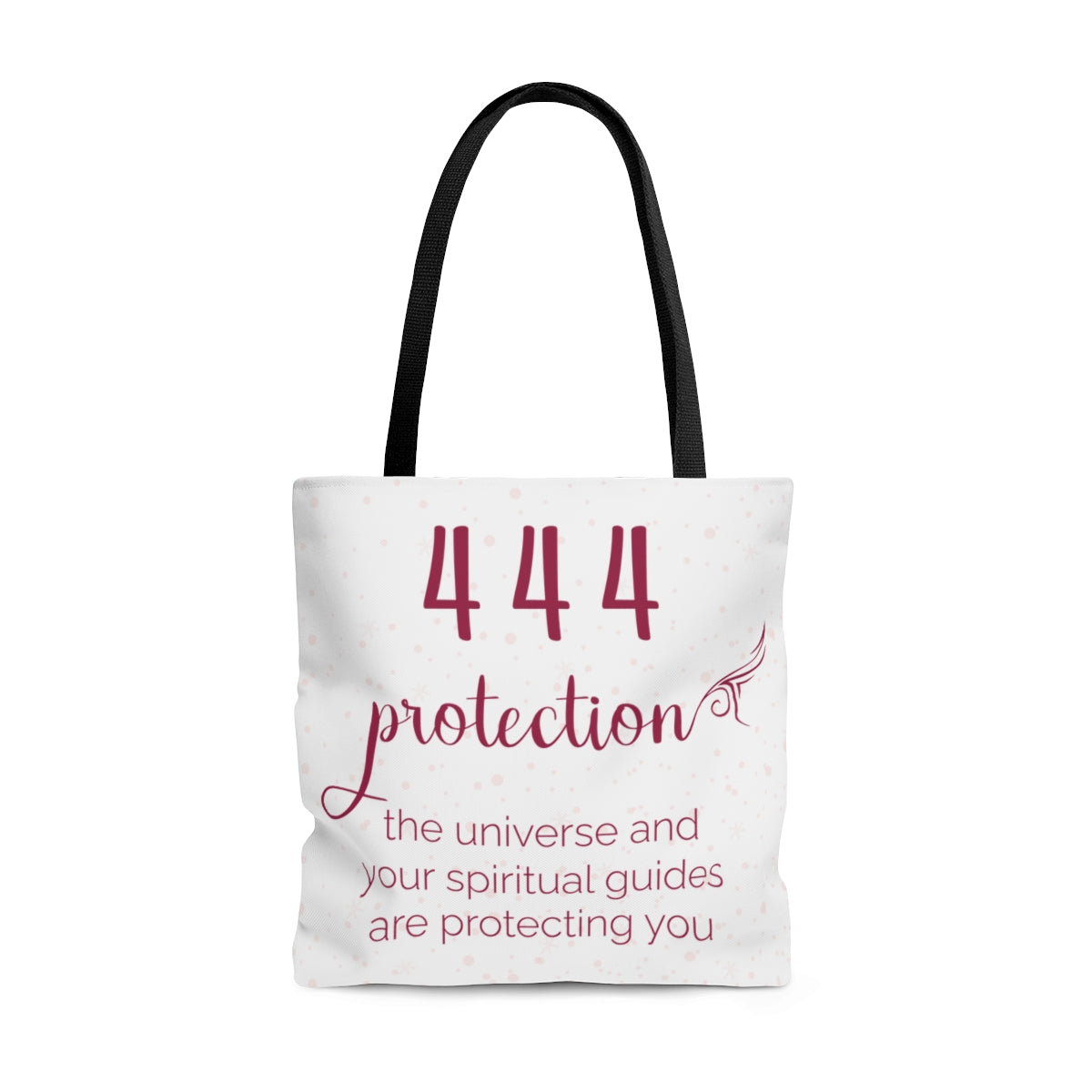 ANGEL NUMBER 444 JAZZBERRY TOTE BAG