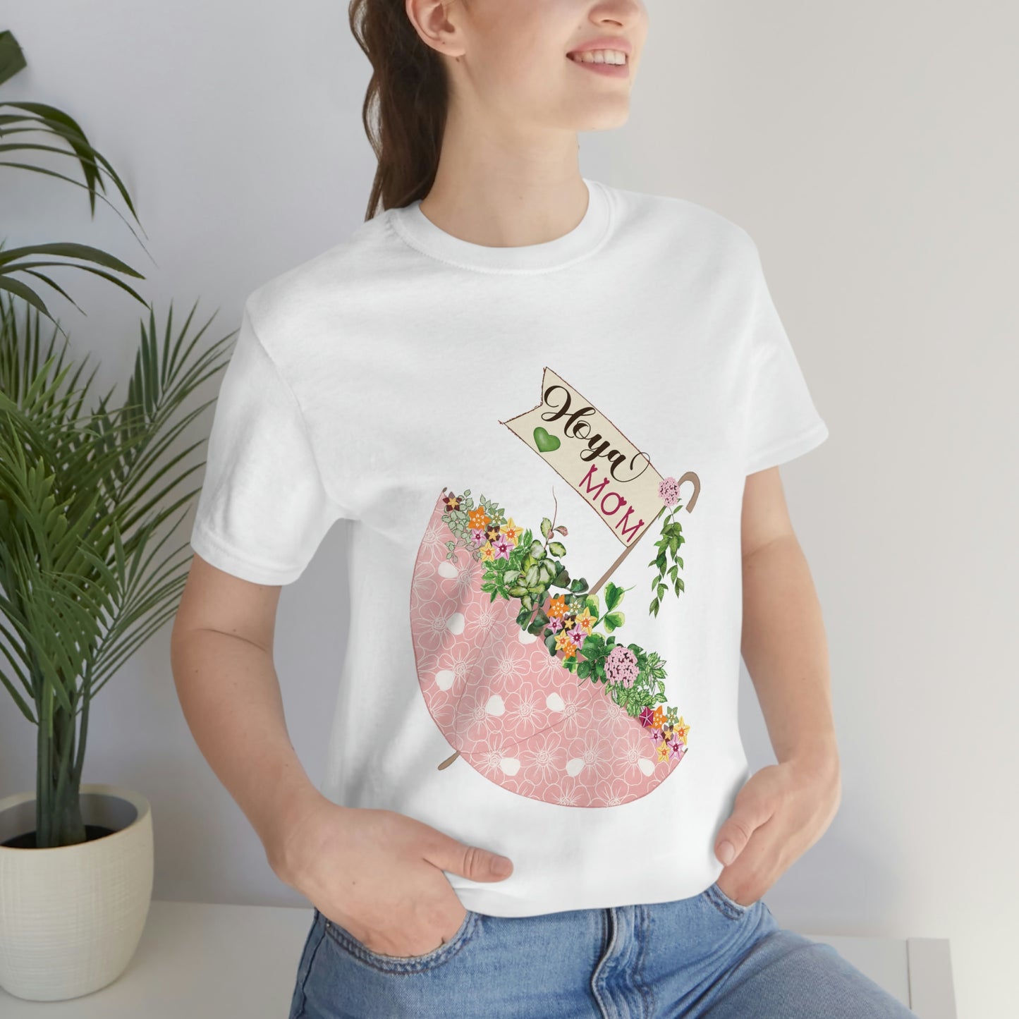 HOYAHOLIC PINK UMBRELLA SHORT SLEEVE TEE