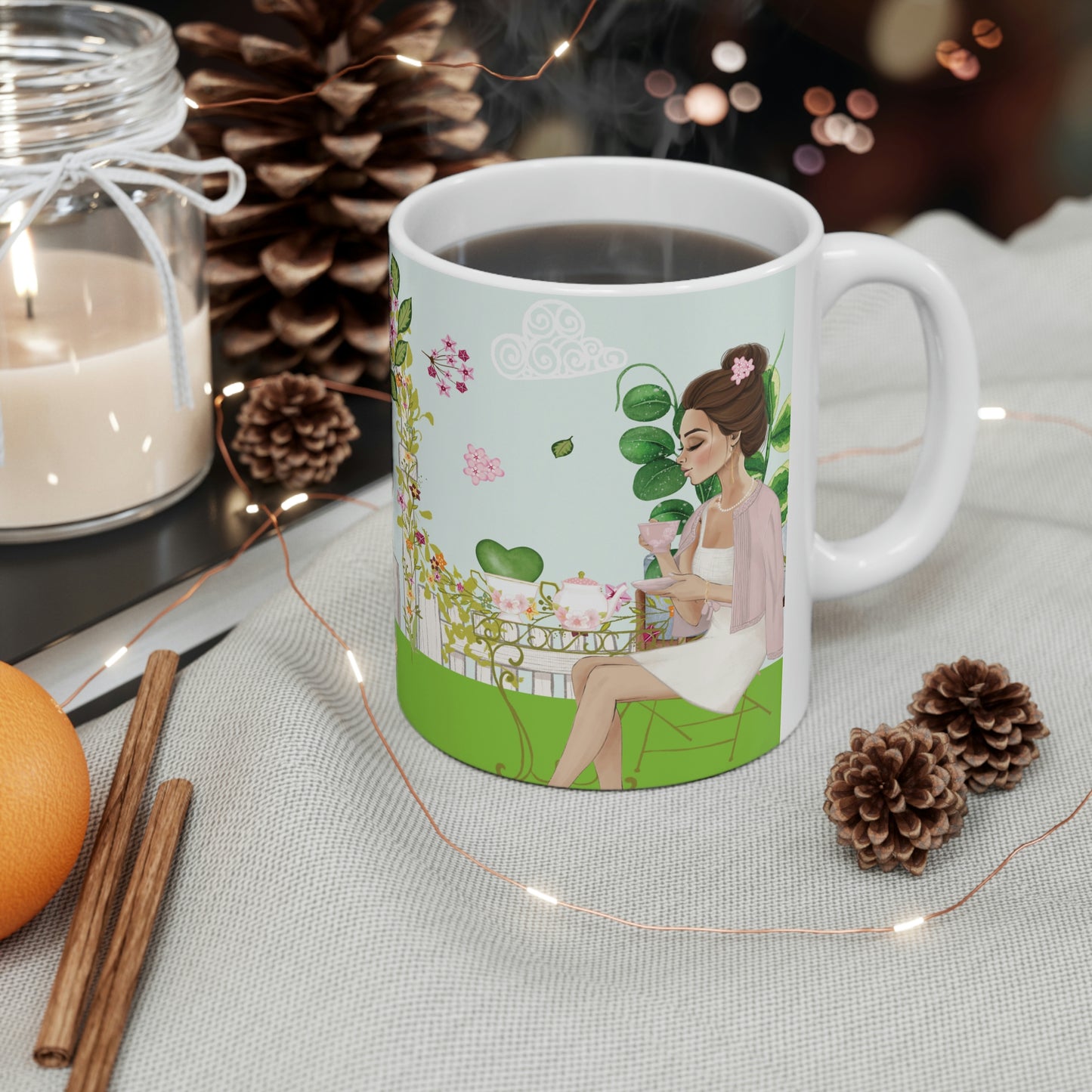 HOYAHOLIC HIGH TEA GARDEN MUG 11oz