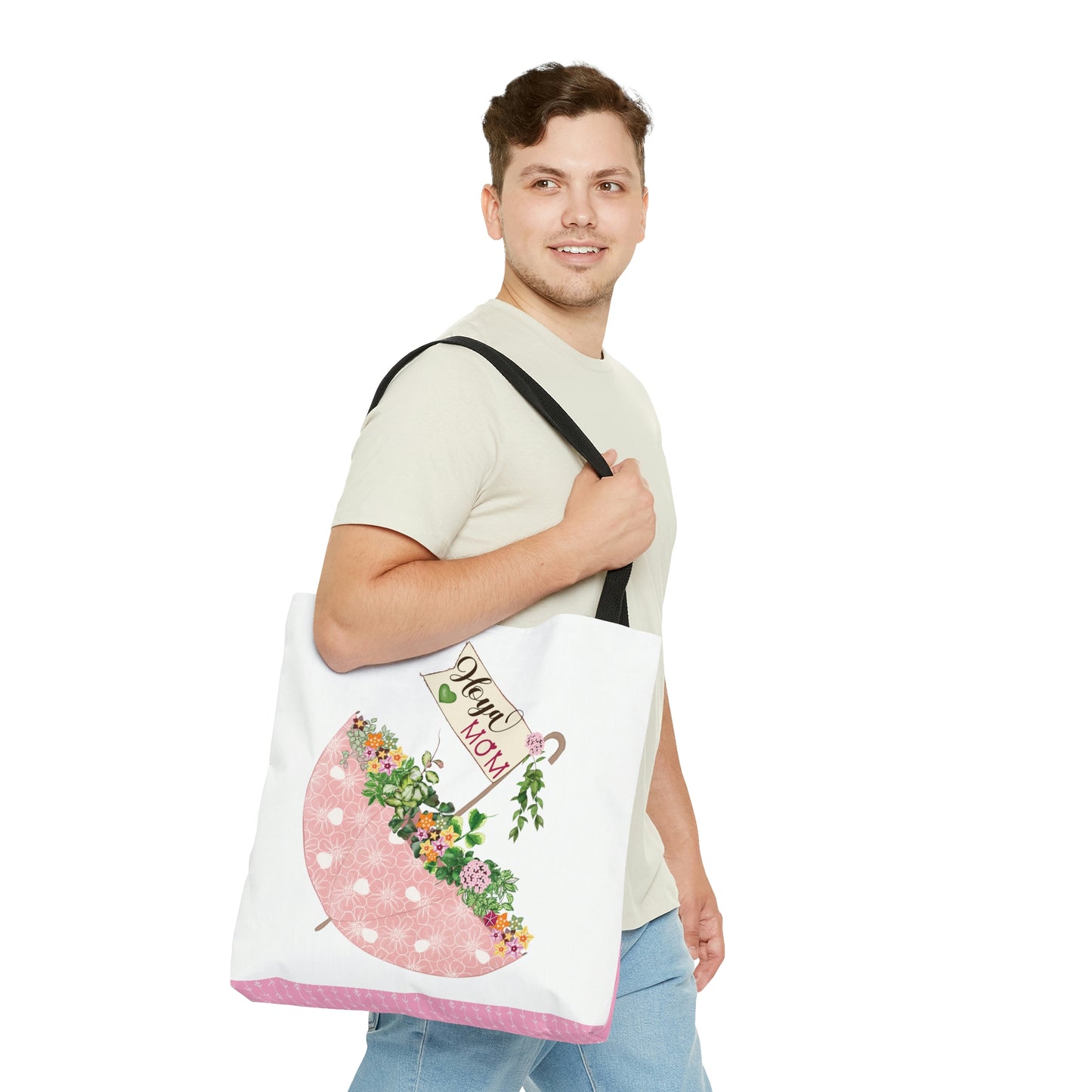 HOYAHOLIC HOYA PINK UMBRELLA TOTE BAG