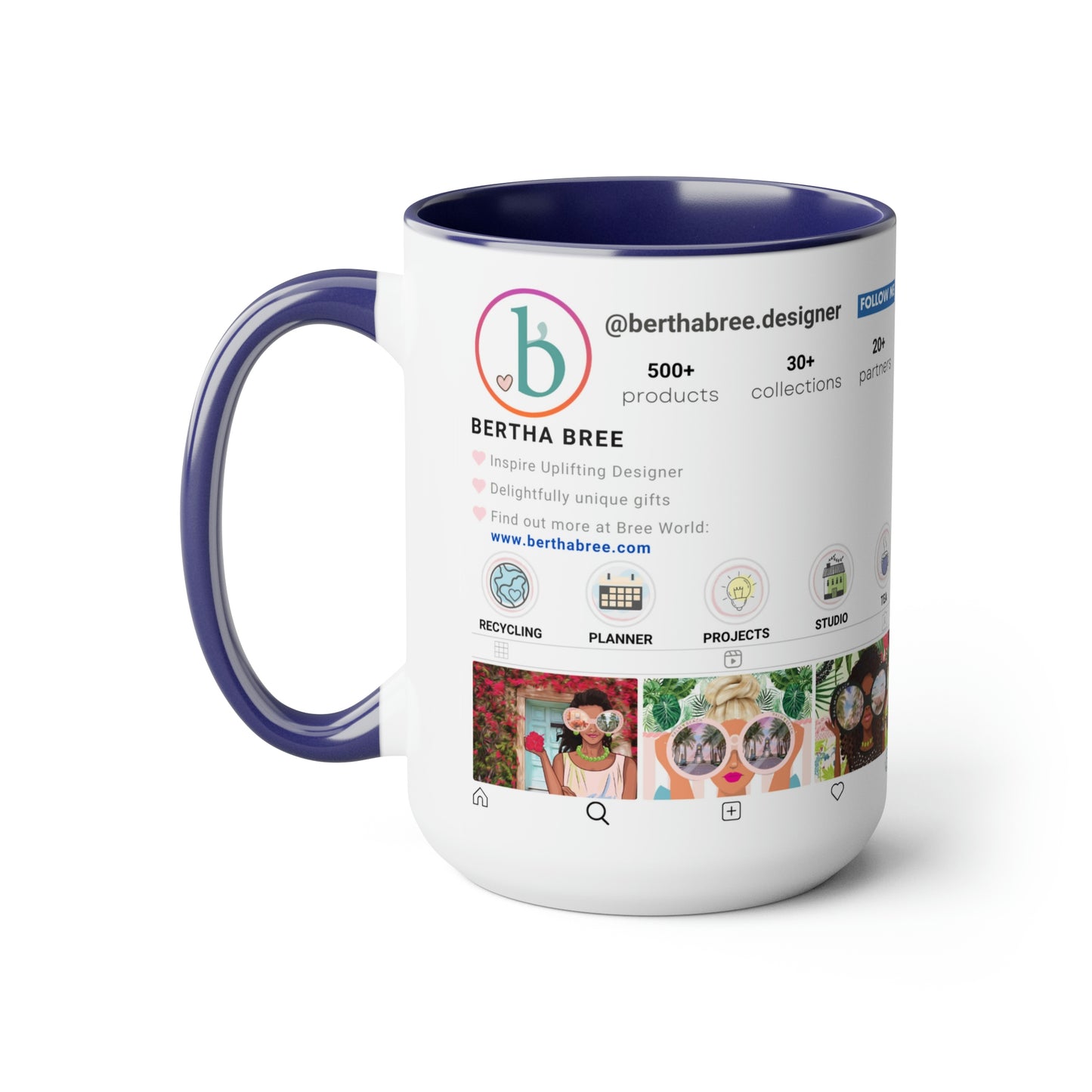 INSTAGRAM PERSONALIZED MUG 15oz
