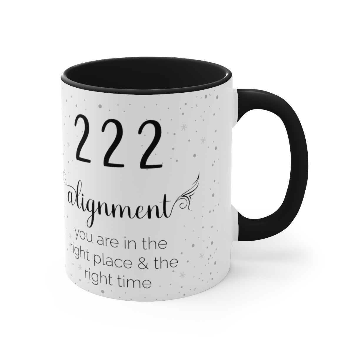 ANGEL NUMBER 222 MUG, 11OZ