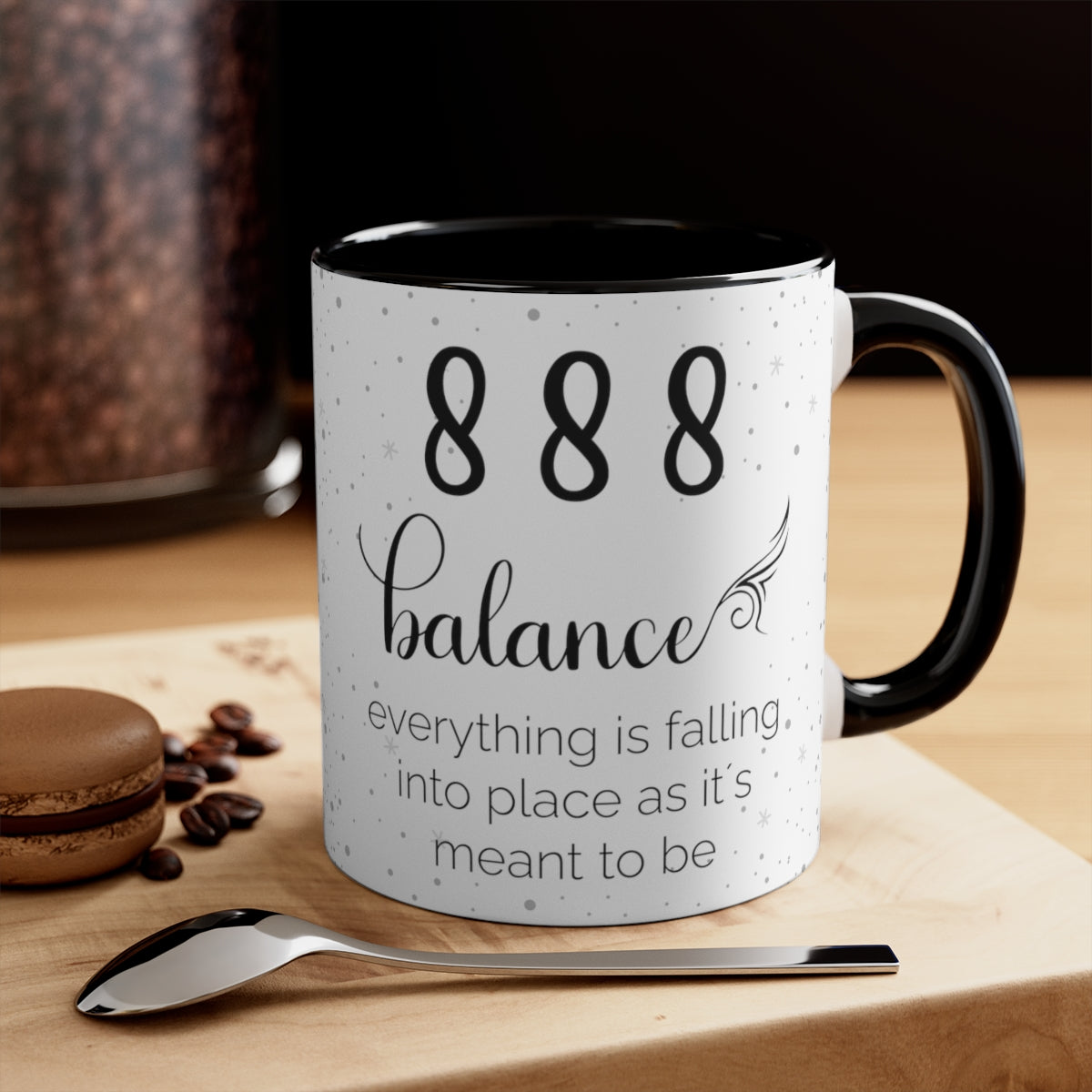 ANGEL NUMBER 888 MUG, 11OZ