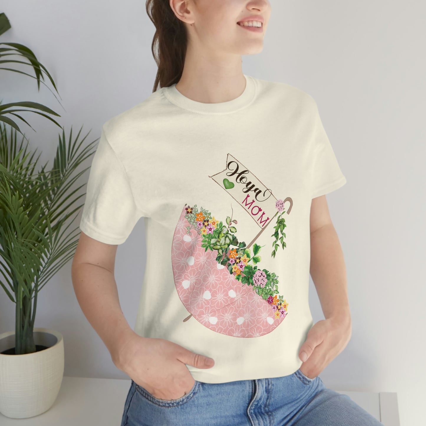 HOYAHOLIC PINK UMBRELLA SHORT SLEEVE TEE