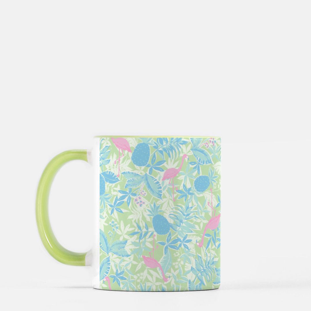 Dani DeHaney Mug 11 oz. (Green + White)