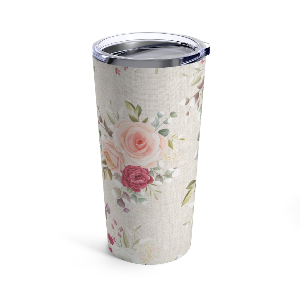 SHABREE SPRING ROSE TUMBLER 20oz