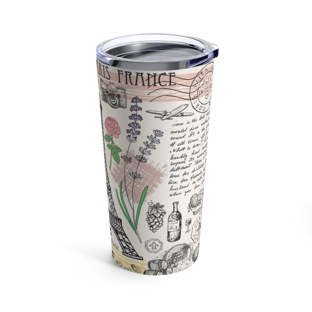 PARIS LAMOUR BONJOUR TUMBLER 20oz