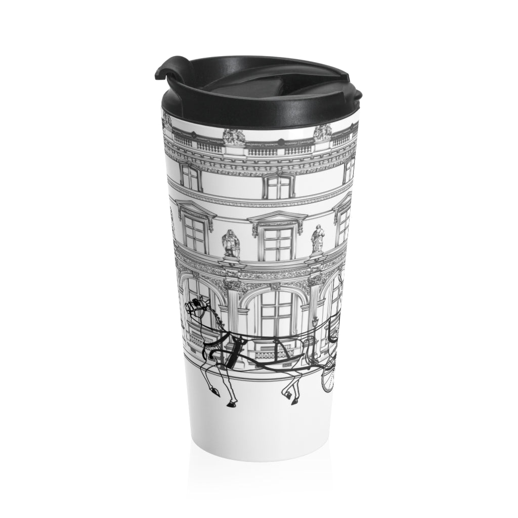 VICTORIA STAINLESS STEEL TRAVEL MUG