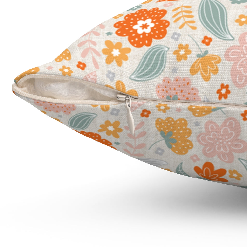 SHABREE SPRING ORANGE CUSHION