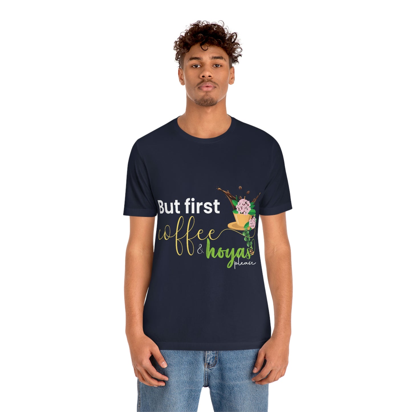 HOYAHOLIC BUT FIRST COFFEE & HOYAS PLEASE SHORT SLEEVE TEE