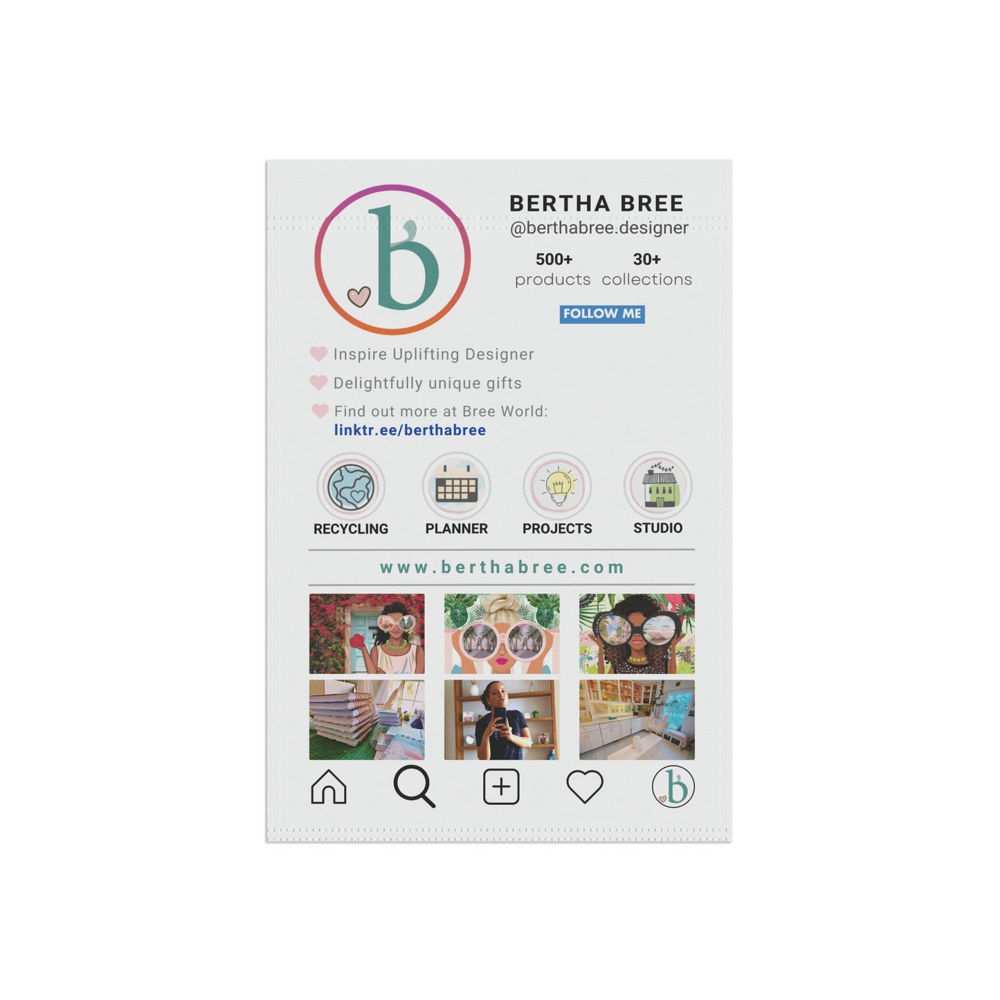 Instagram Garden & House Flag