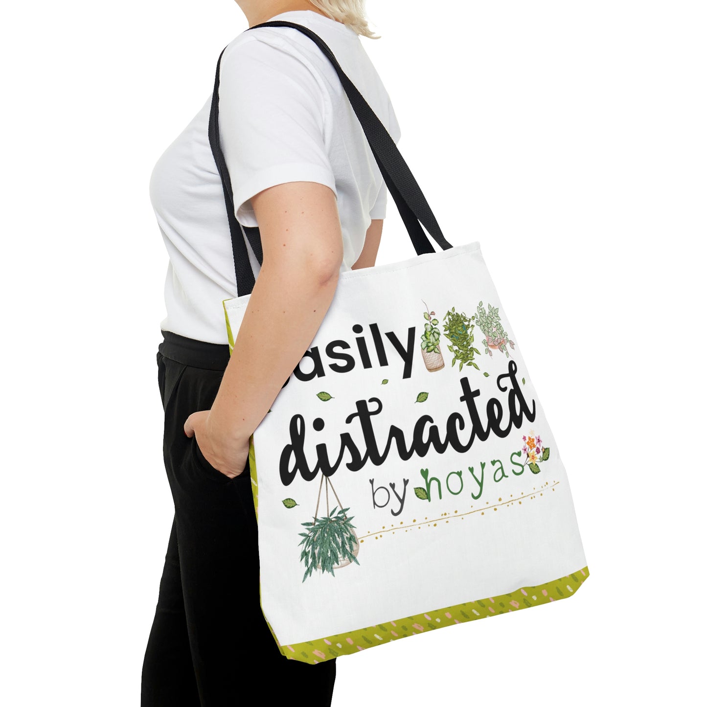 HOYAHOLIC EASILY DISTRACTED BY HOYAS TOTE BAG