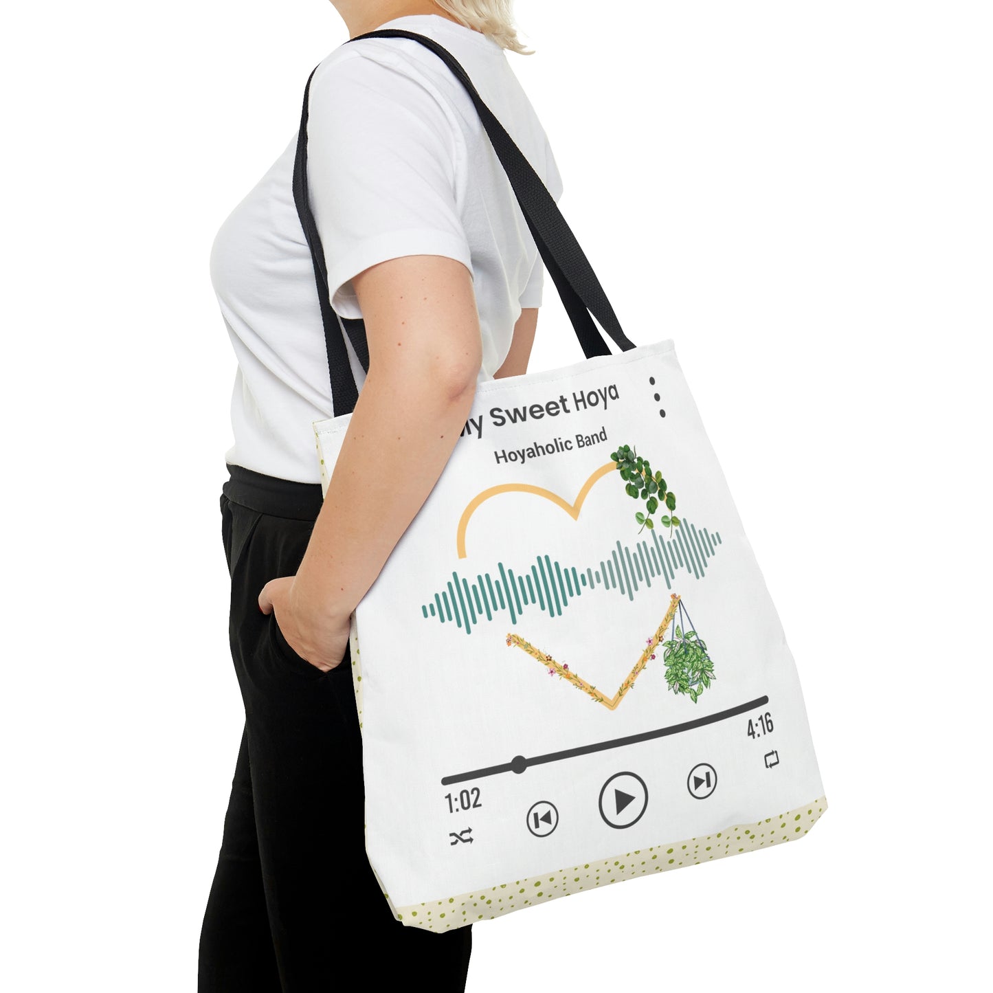 Hoyaholic Playlist Tote Bag