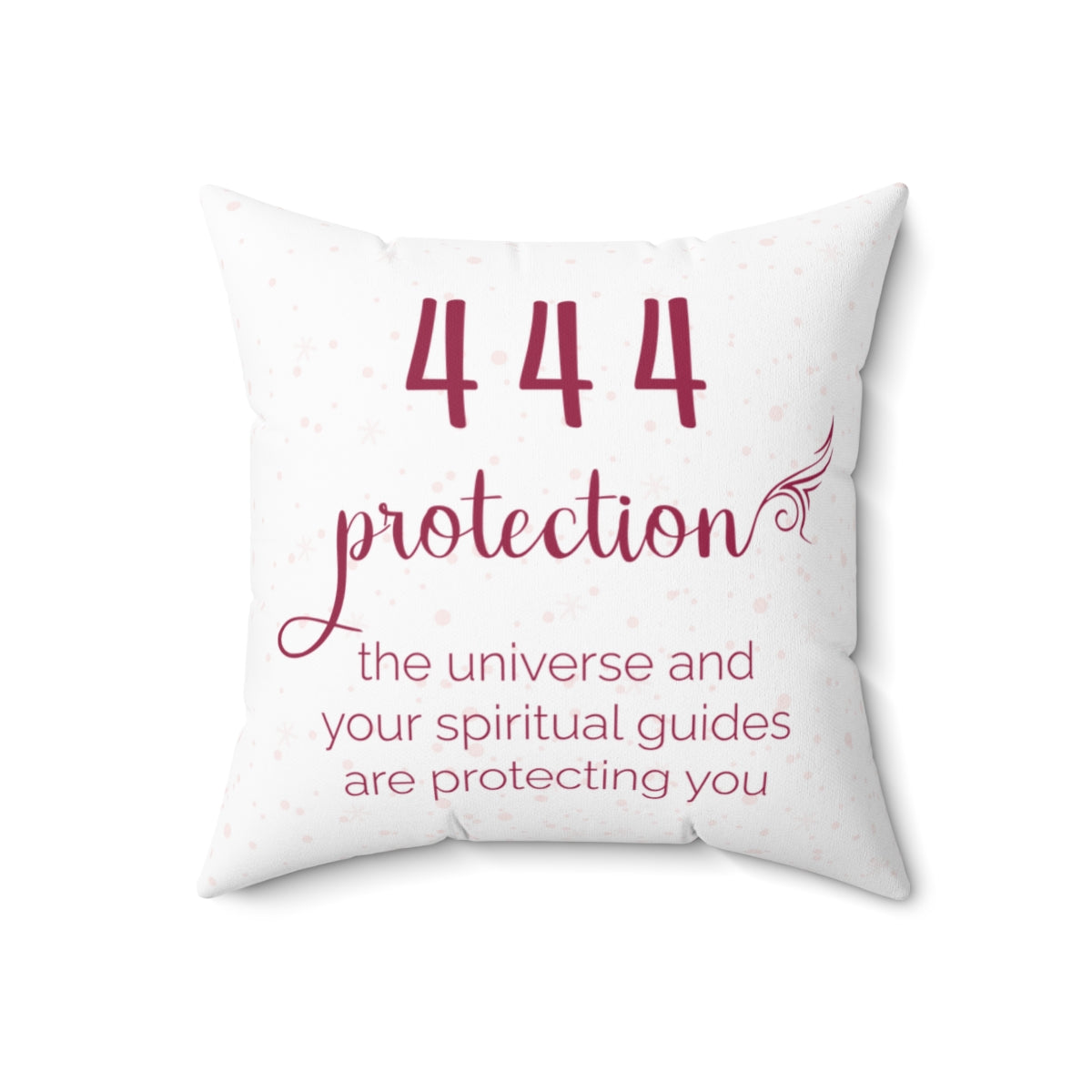 Angel Number 444 Jazzberry Cushion