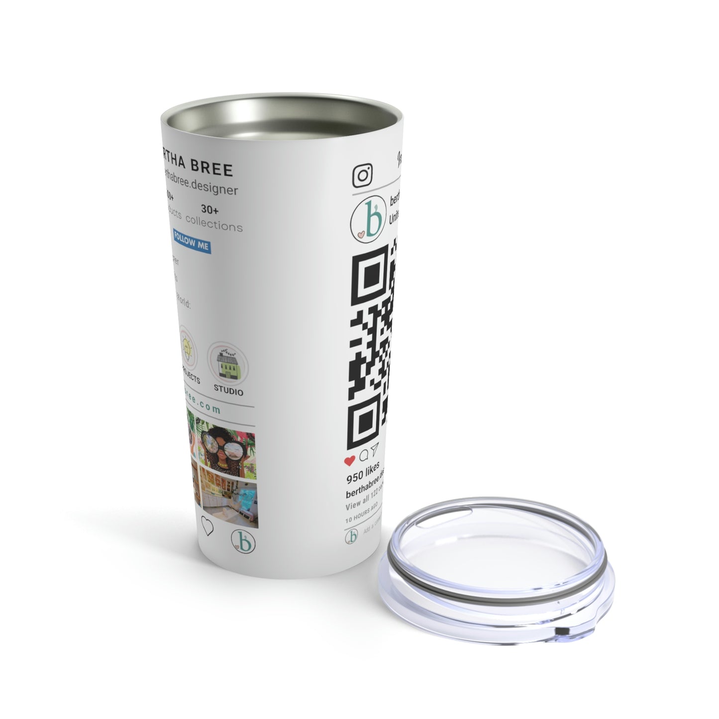 INSTAGRAM PERSONALIZED TUMBLER 20oz